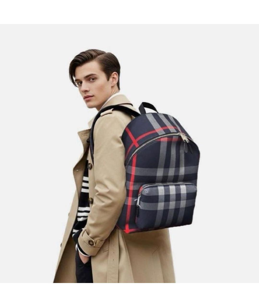 BURBERRY Темно-синий рюкзак, фото 5