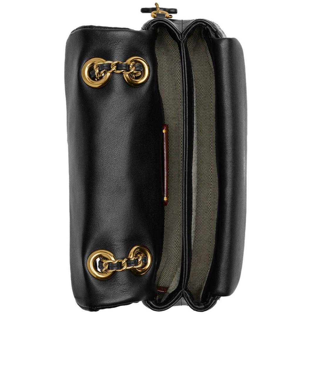 COACH Черная кожаная сумка через плечо, фото 5