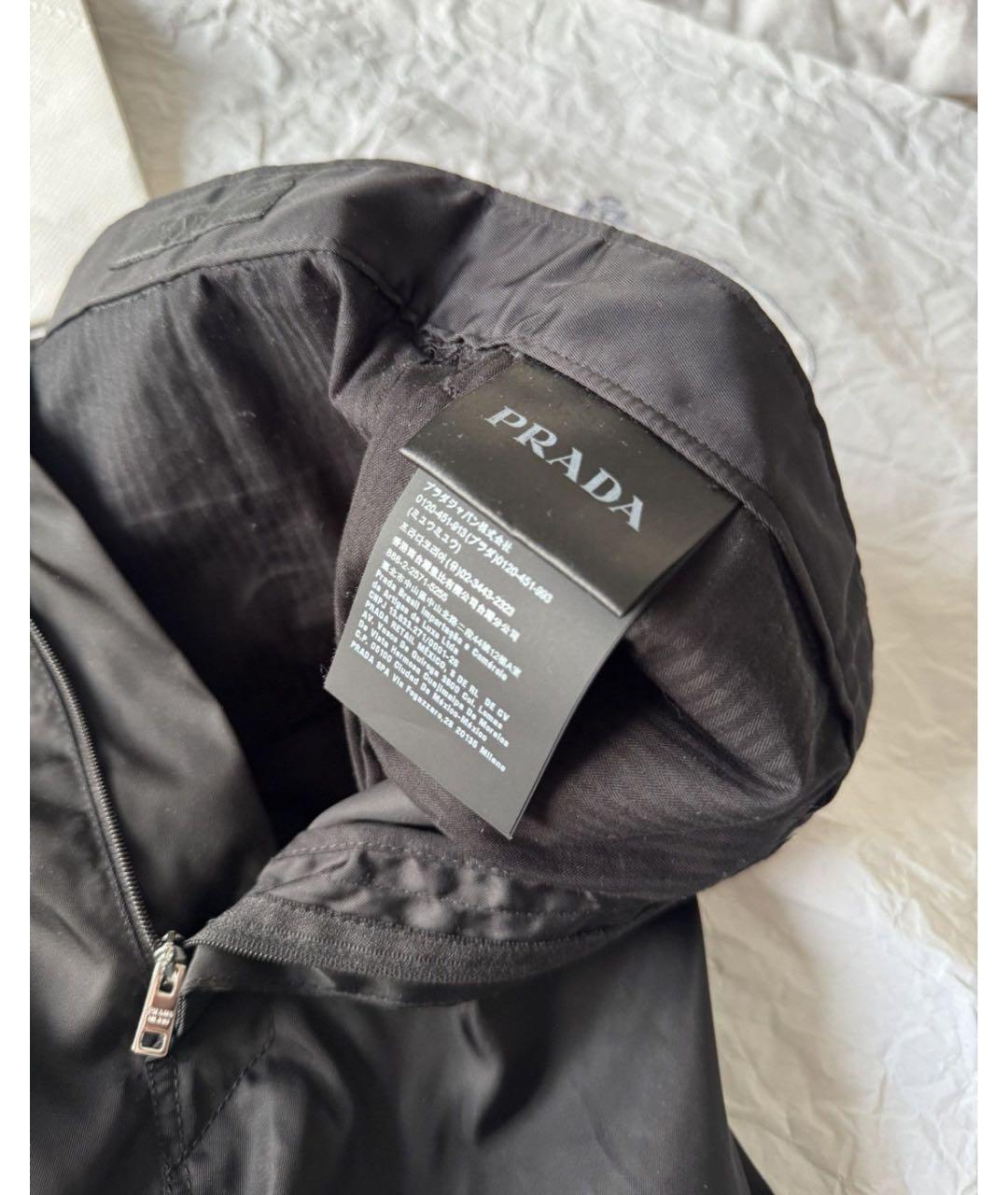 PRADA Черные повседневные брюки, фото 7