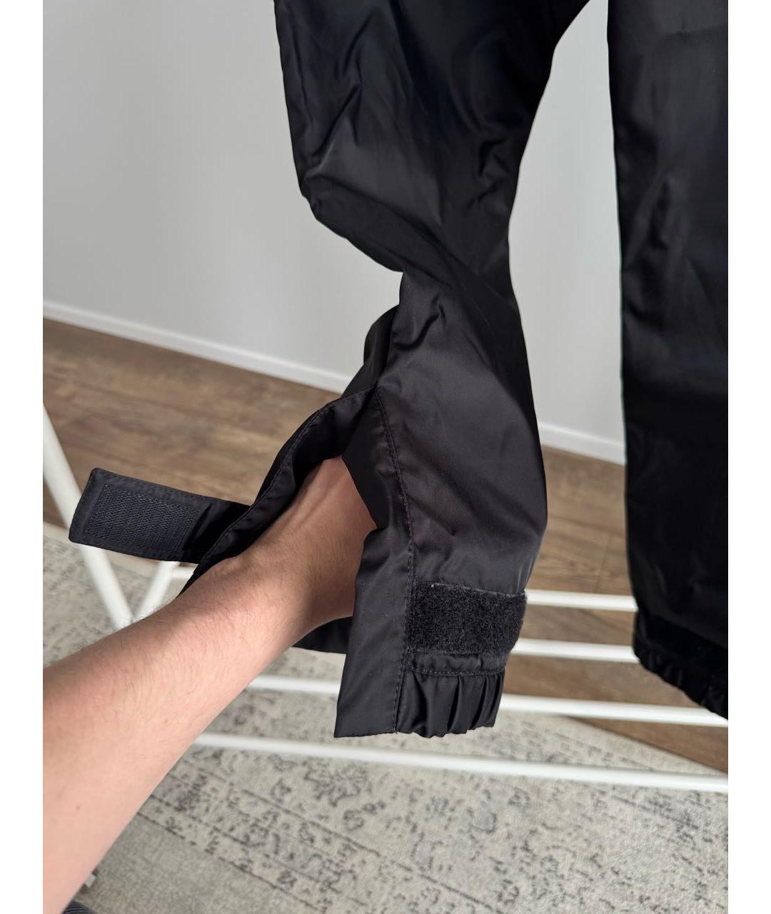 PRADA Черные повседневные брюки, фото 4