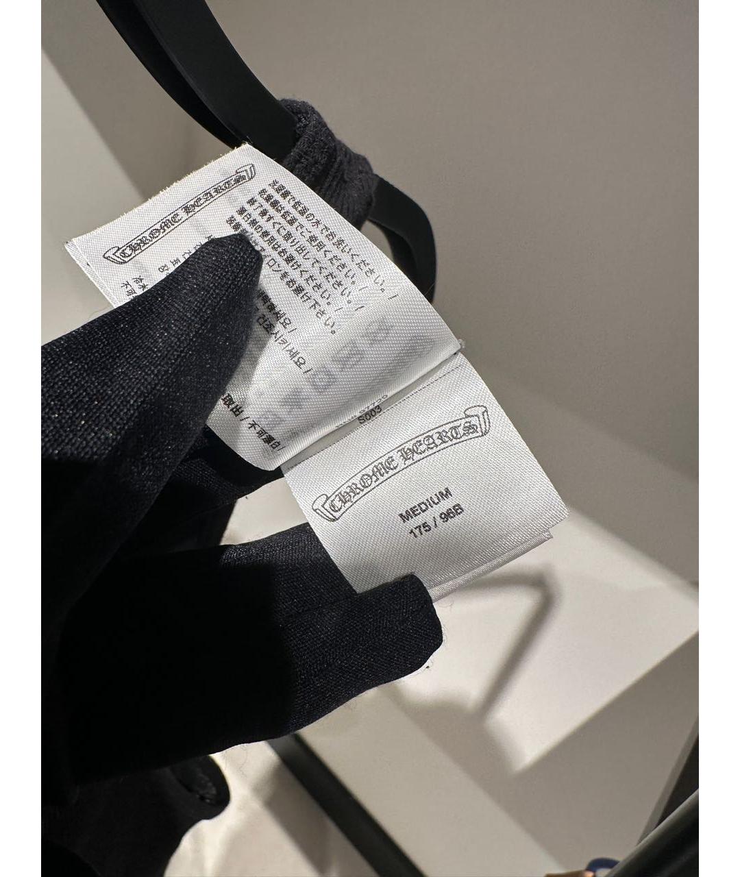 CHROME HEARTS Черная хлопковая майка, фото 4