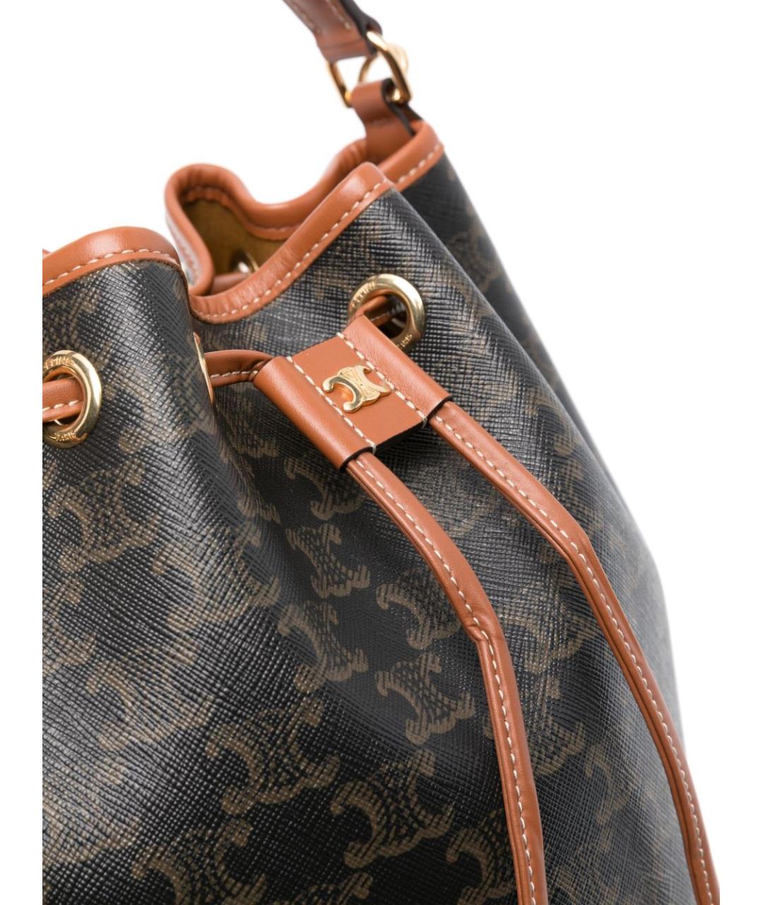 CELINE Коричневая сумка тоут, фото 3