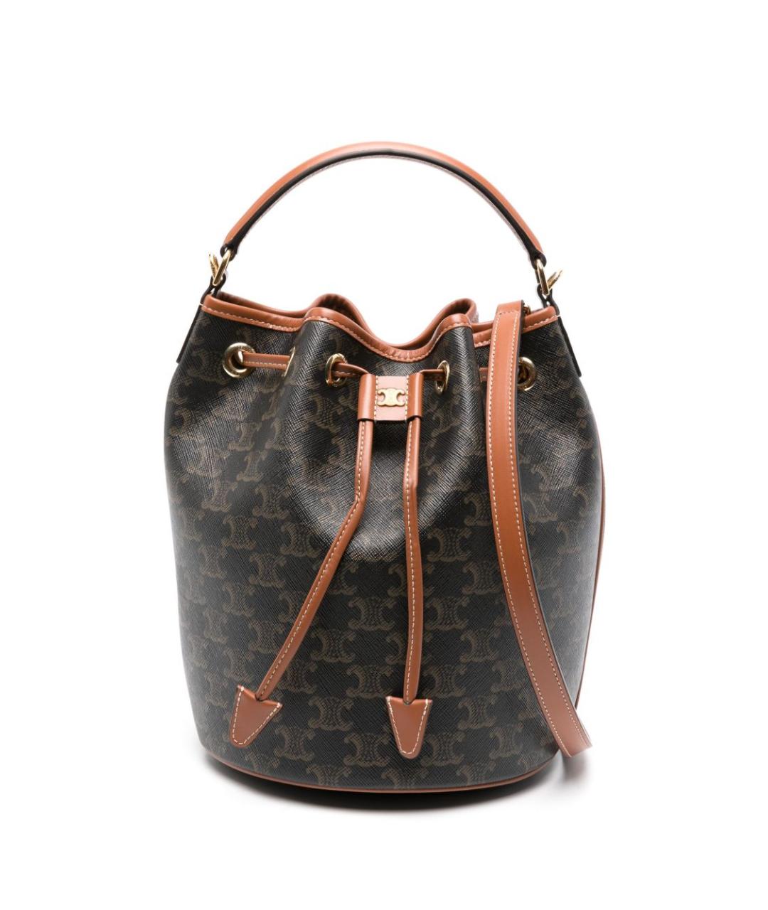 CELINE Коричневая сумка тоут, фото 1