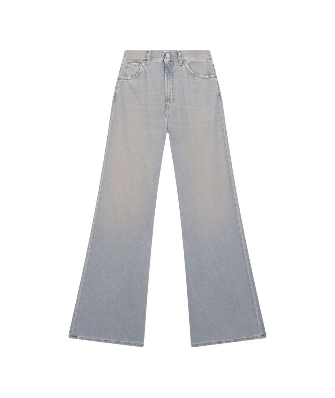 DONDUP Синие хлопковые джинсы клеш, фото 1