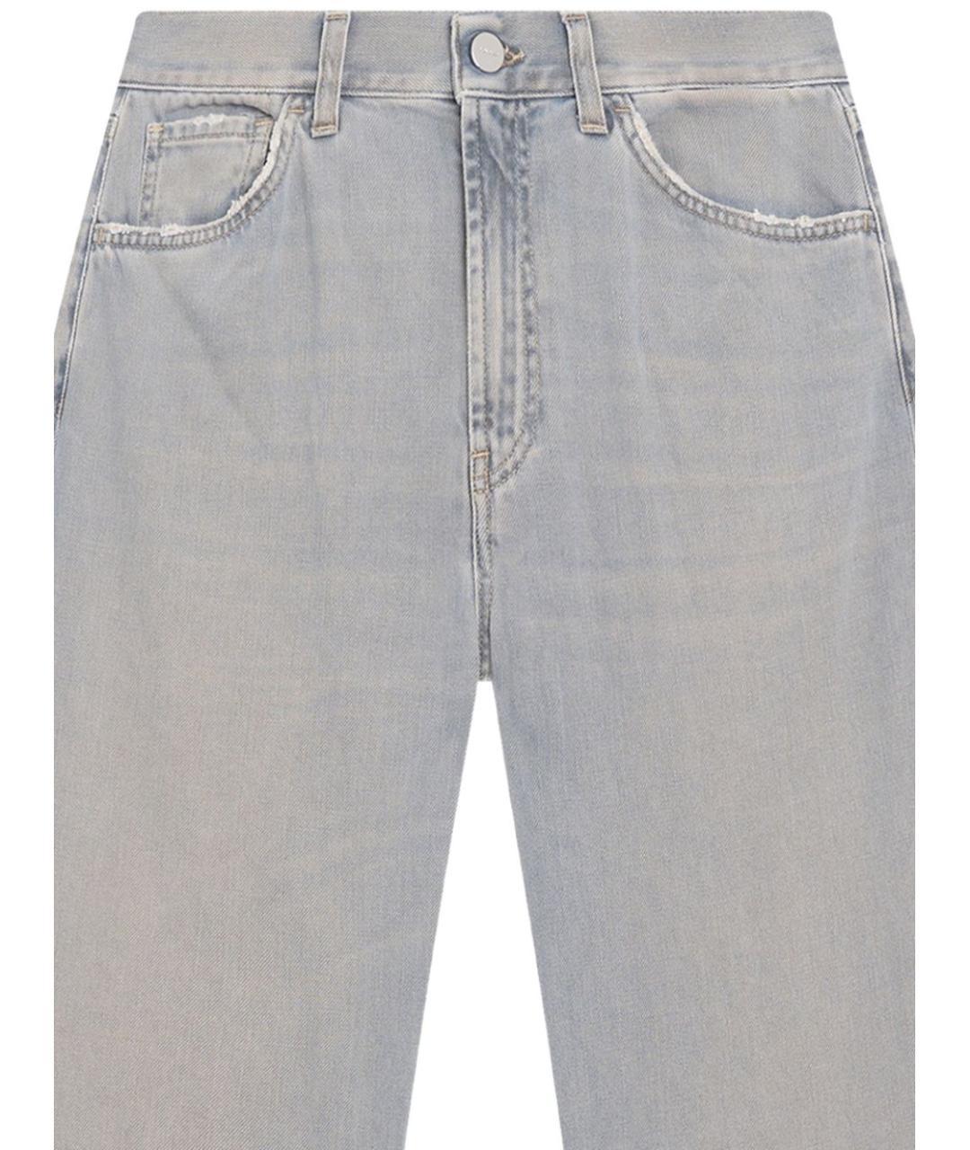 DONDUP Синие хлопковые джинсы клеш, фото 2