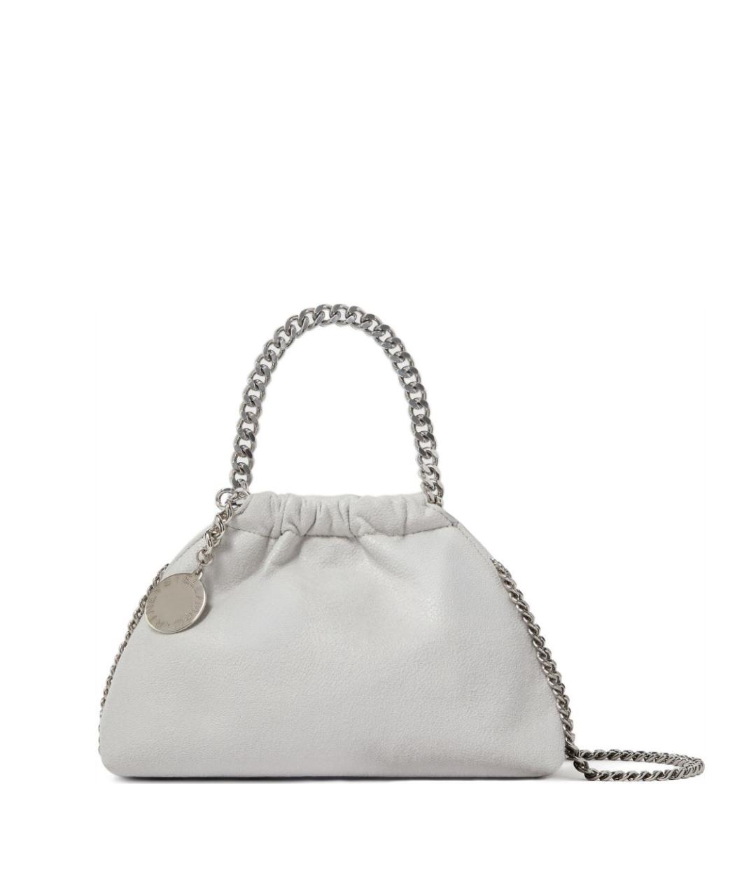 STELLA MCCARTNEY Серая сумка с короткими ручками из искусственной кожи, фото 1