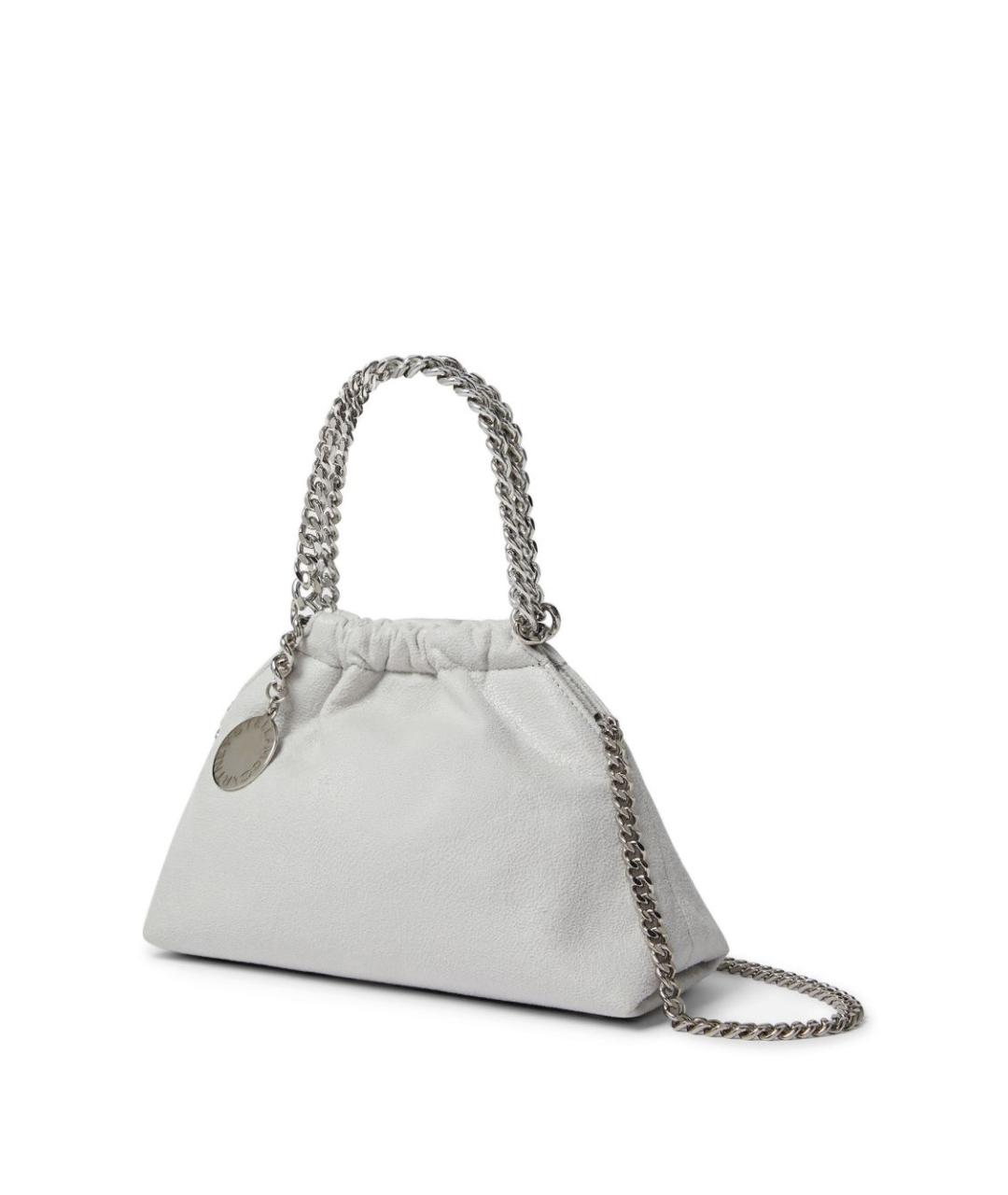 STELLA MCCARTNEY Серая сумка с короткими ручками из искусственной кожи, фото 2