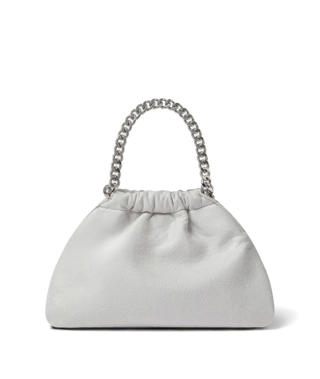 STELLA MCCARTNEY Серая сумка с короткими ручками из искусственной кожи, фото 5