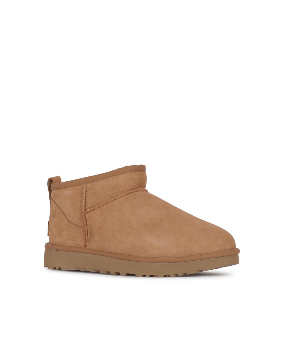 UGG AUSTRALIA Коричневые замшевые полусапоги, фото 2