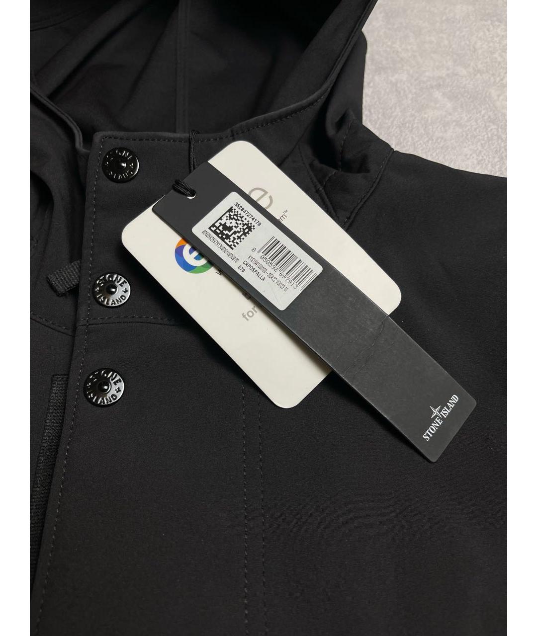 STONE ISLAND Черная полиамидовая куртка, фото 3