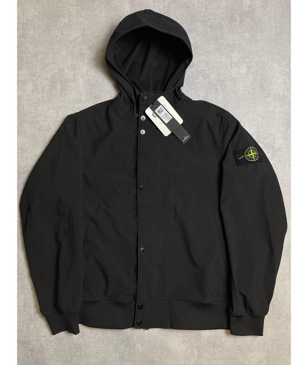 STONE ISLAND Черная полиамидовая куртка, фото 8