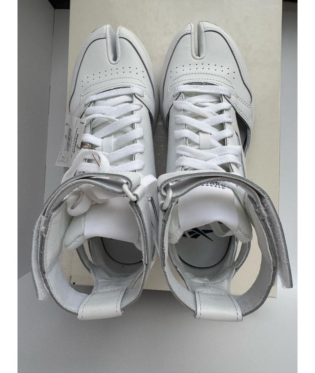 MAISON MARGIELA Белые кожаные кроссовки, фото 3