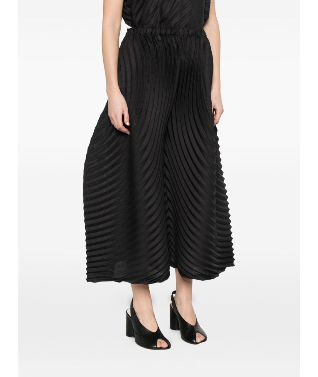 ISSEY MIYAKE Черные полиэстеровые брюки широкие, фото 5