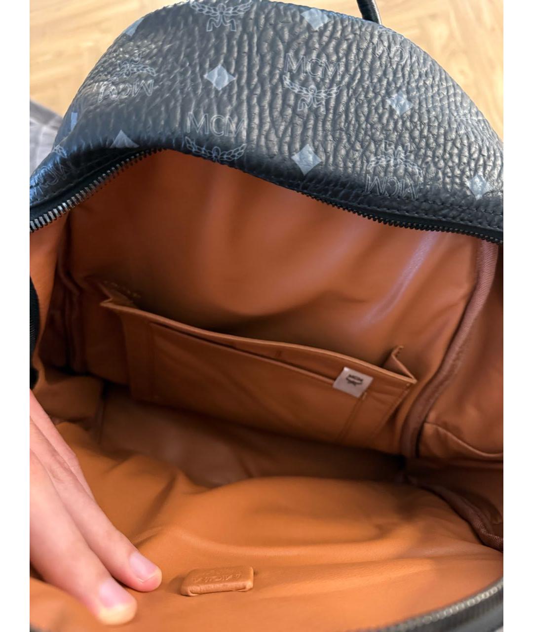 MCM Черный рюкзак, фото 4