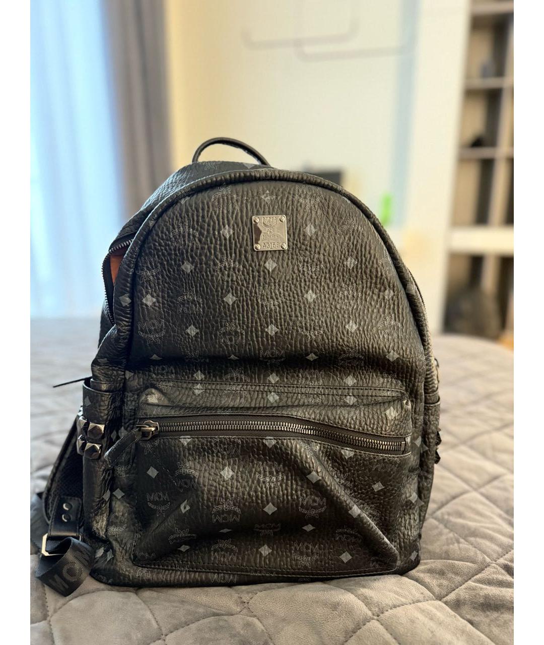 MCM Черный рюкзак, фото 7