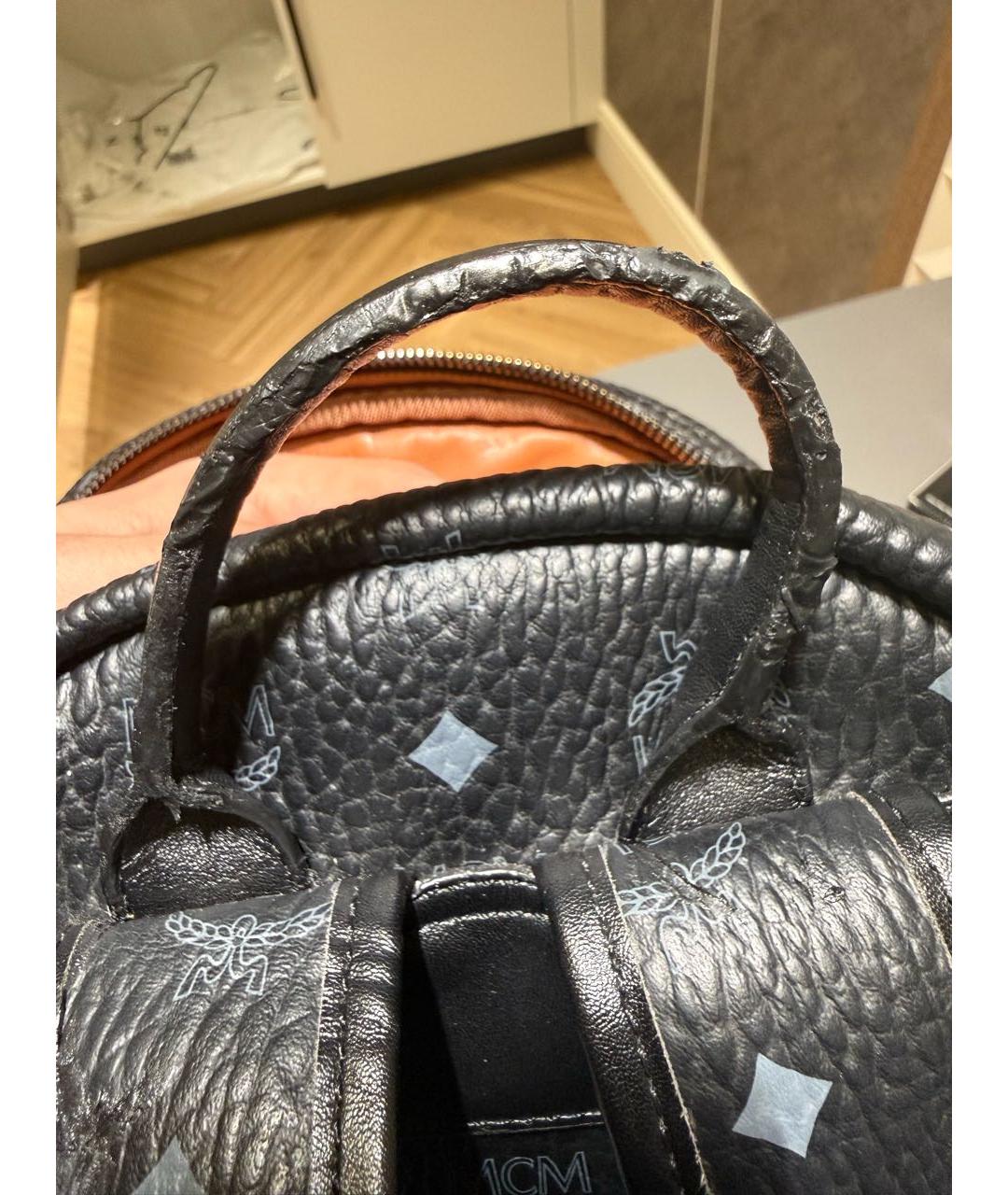 MCM Черный рюкзак, фото 8