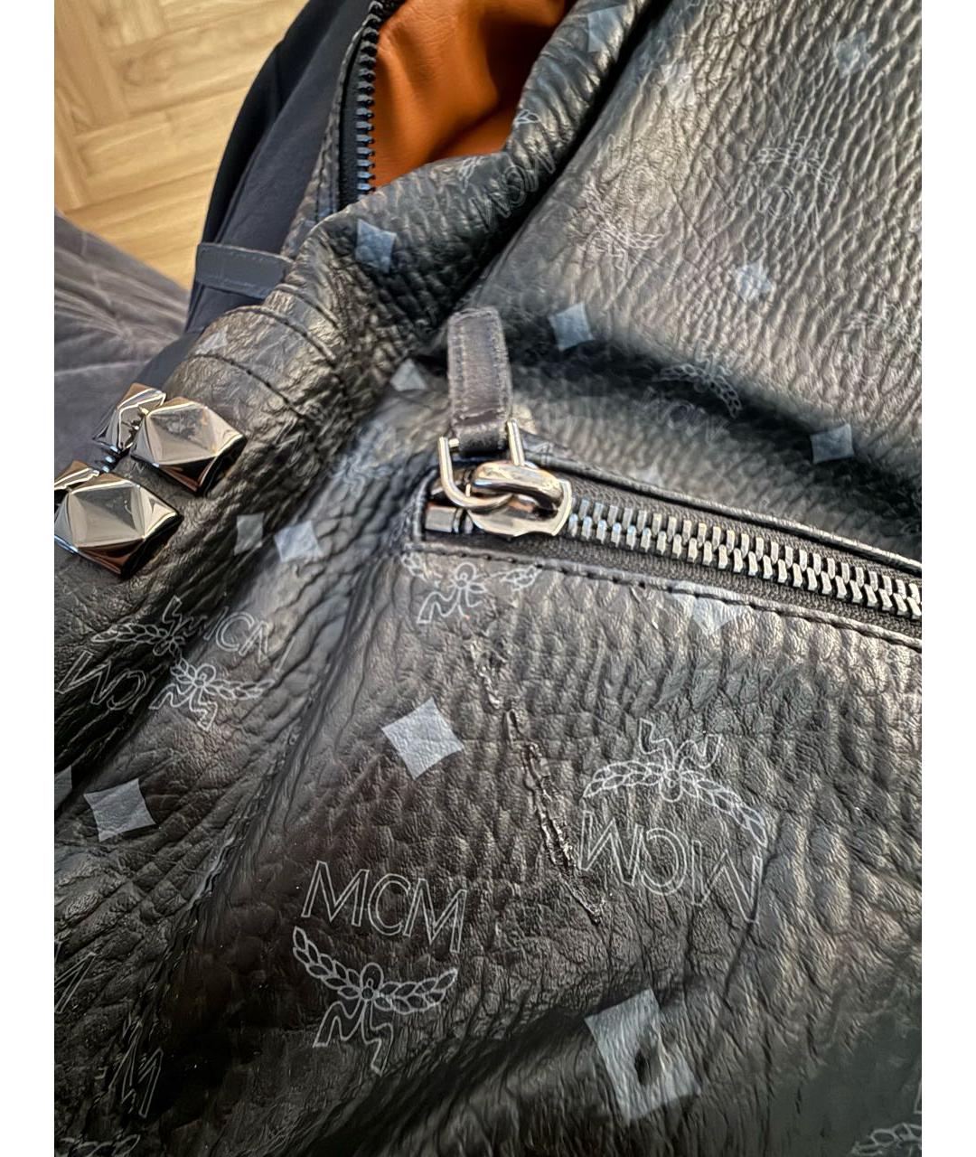 MCM Черный рюкзак, фото 6