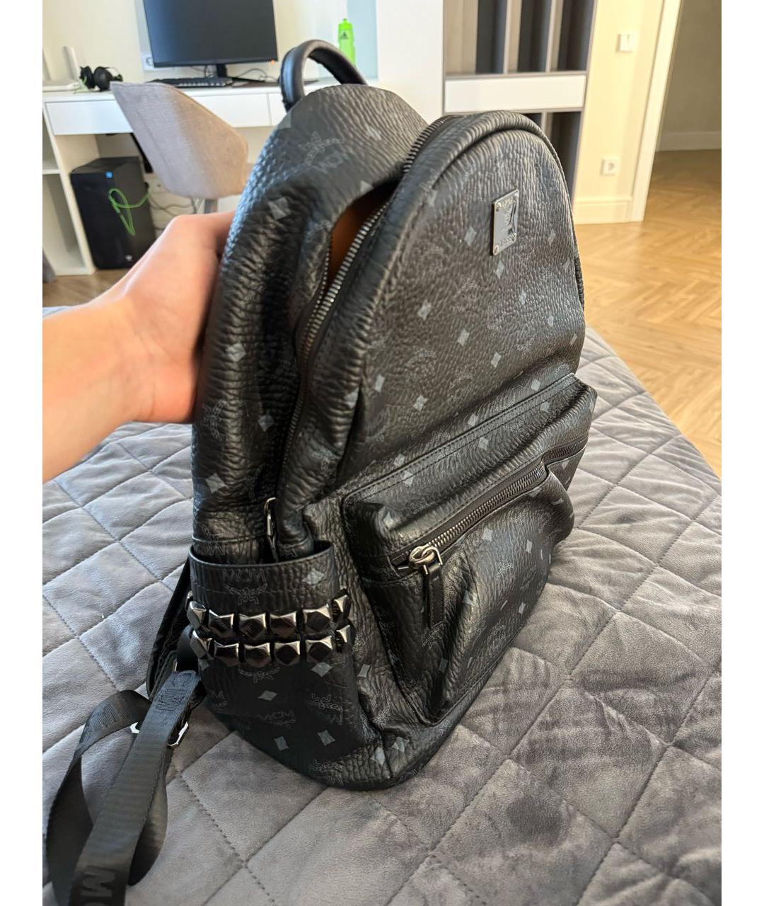 MCM Черный рюкзак, фото 2