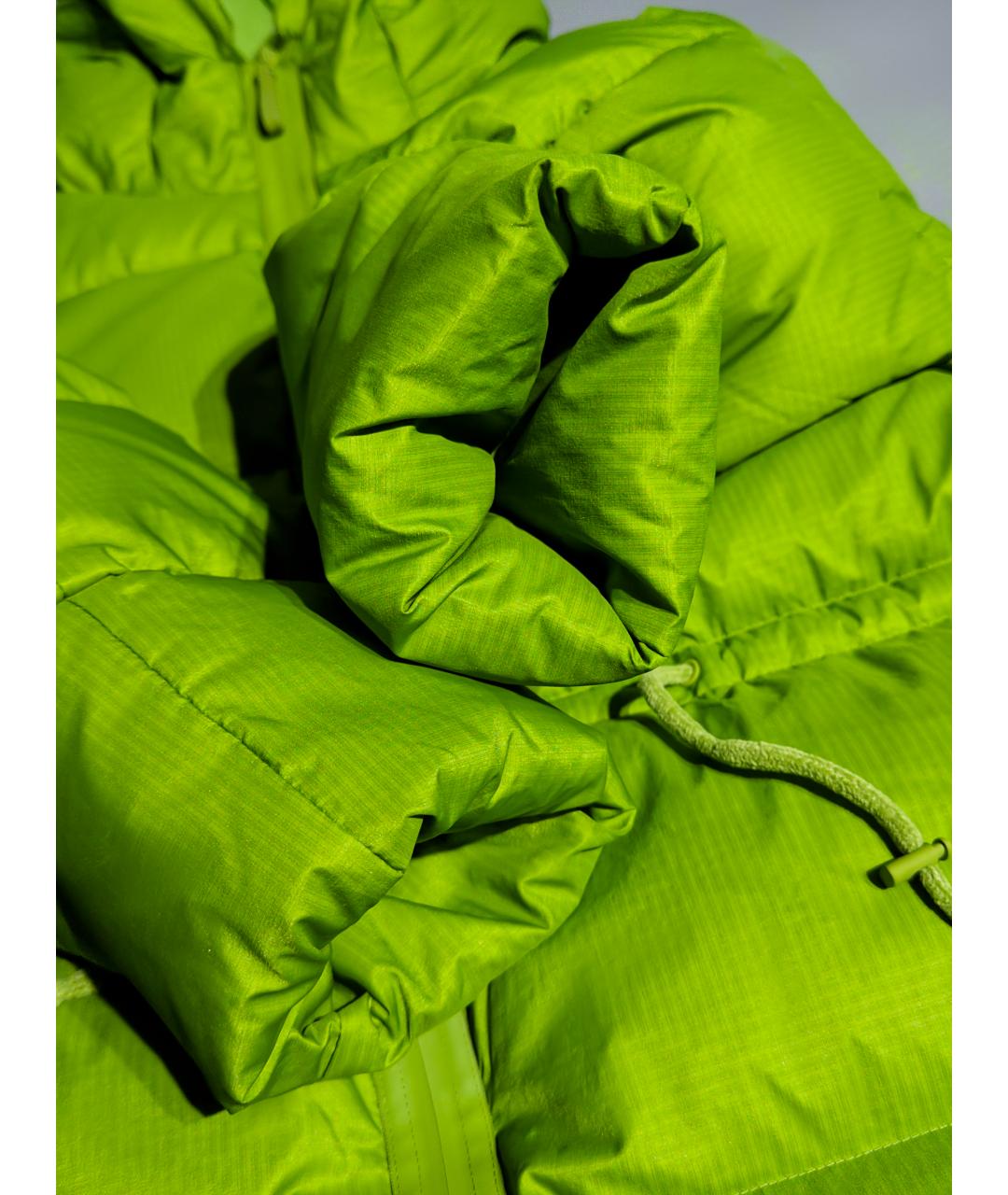 ACNE STUDIOS Салатовый полиамидовый пуховик, фото 6
