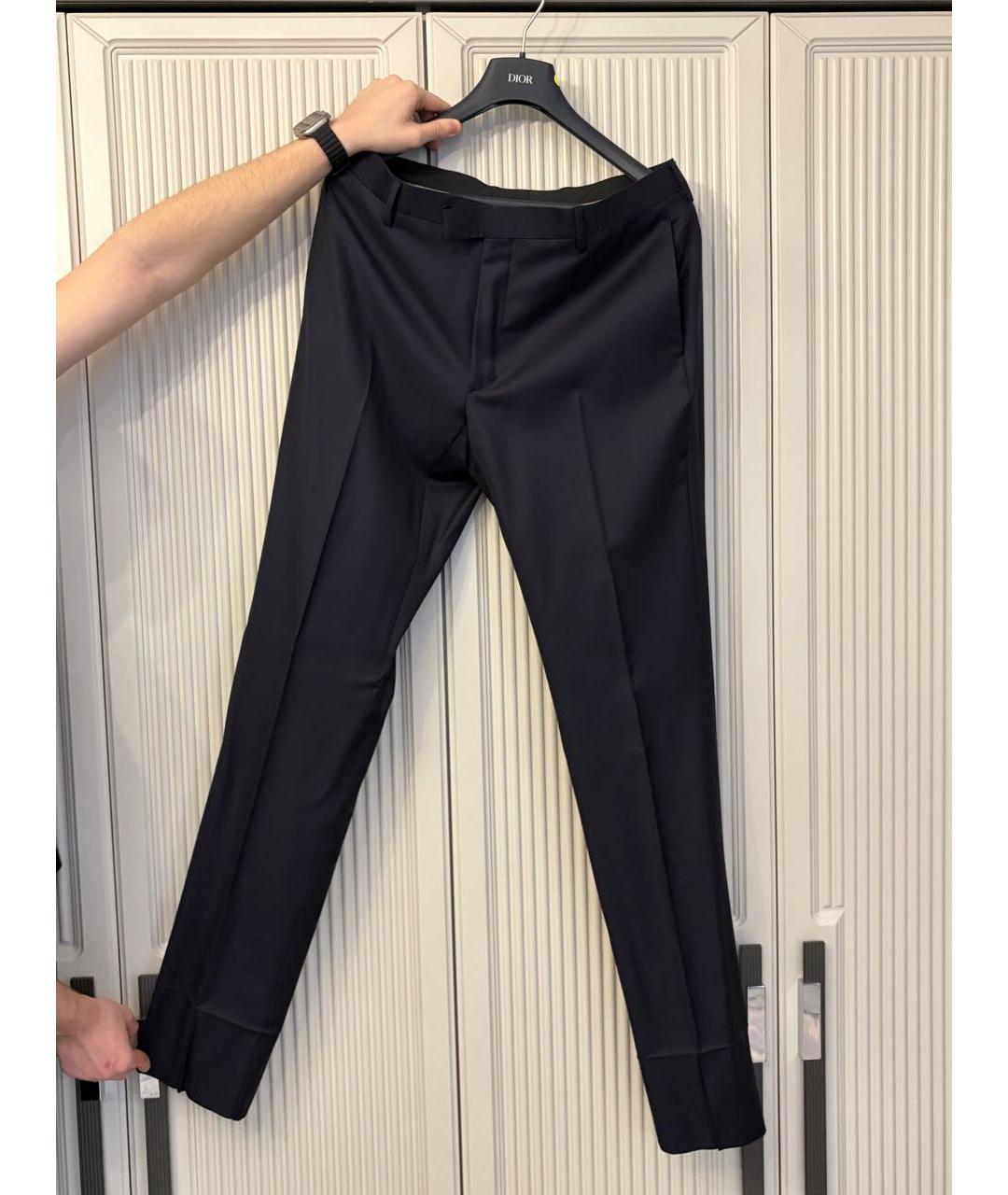 CHRISTIAN DIOR Темно-синий классический костюм, фото 2