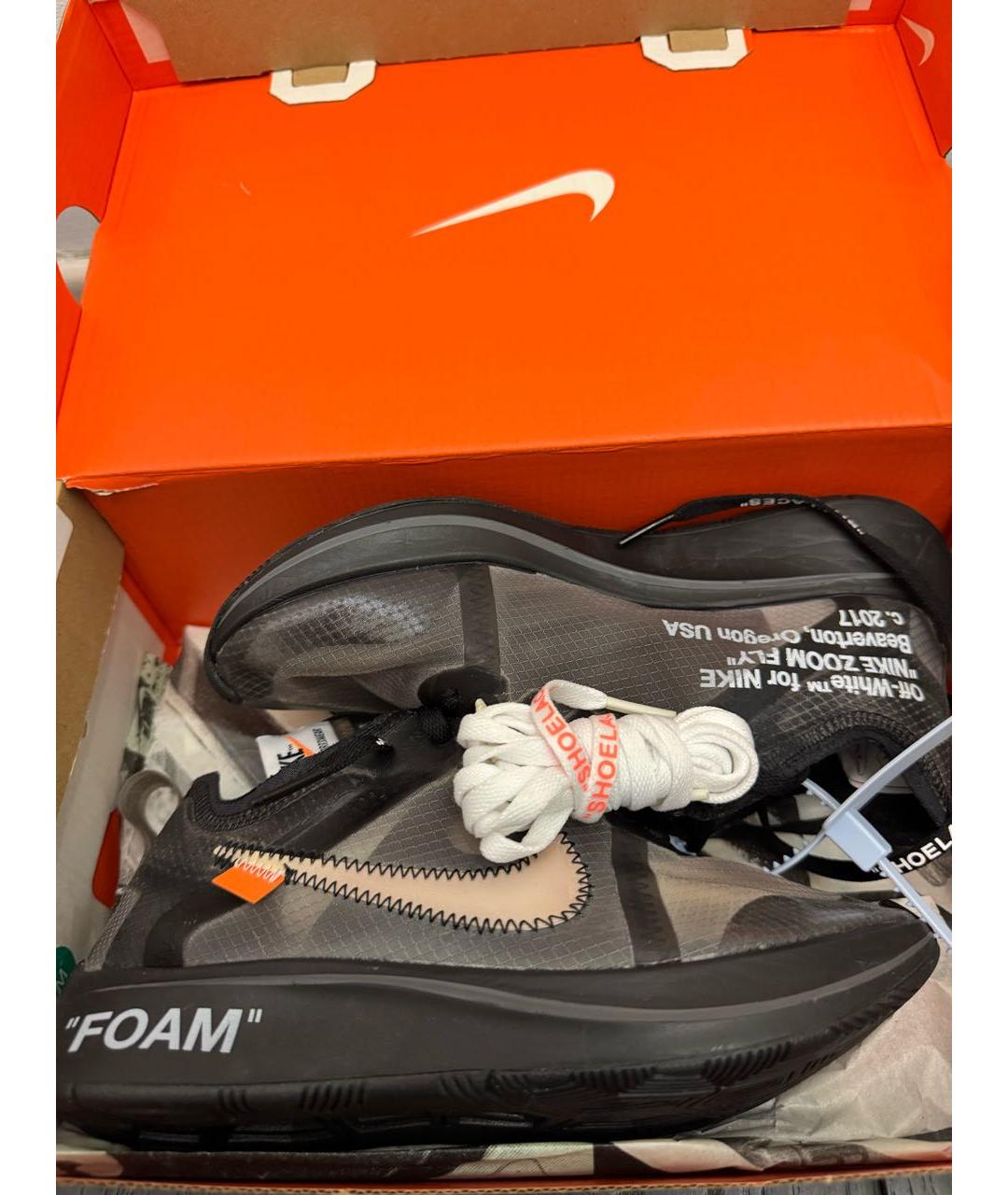 NIKE X OFF-WHITE Черные кроссовки, фото 7