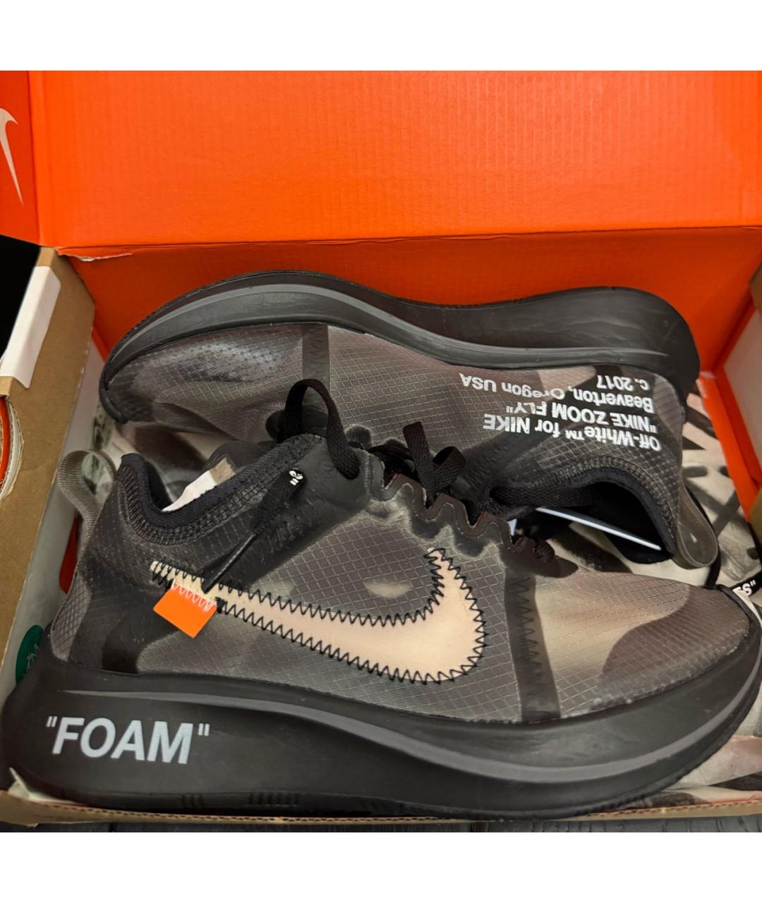 NIKE X OFF-WHITE Черные кроссовки, фото 3