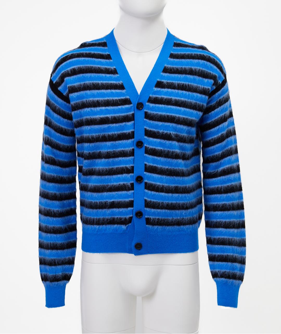 MARNI Синий шерстяной кардиган, фото 6