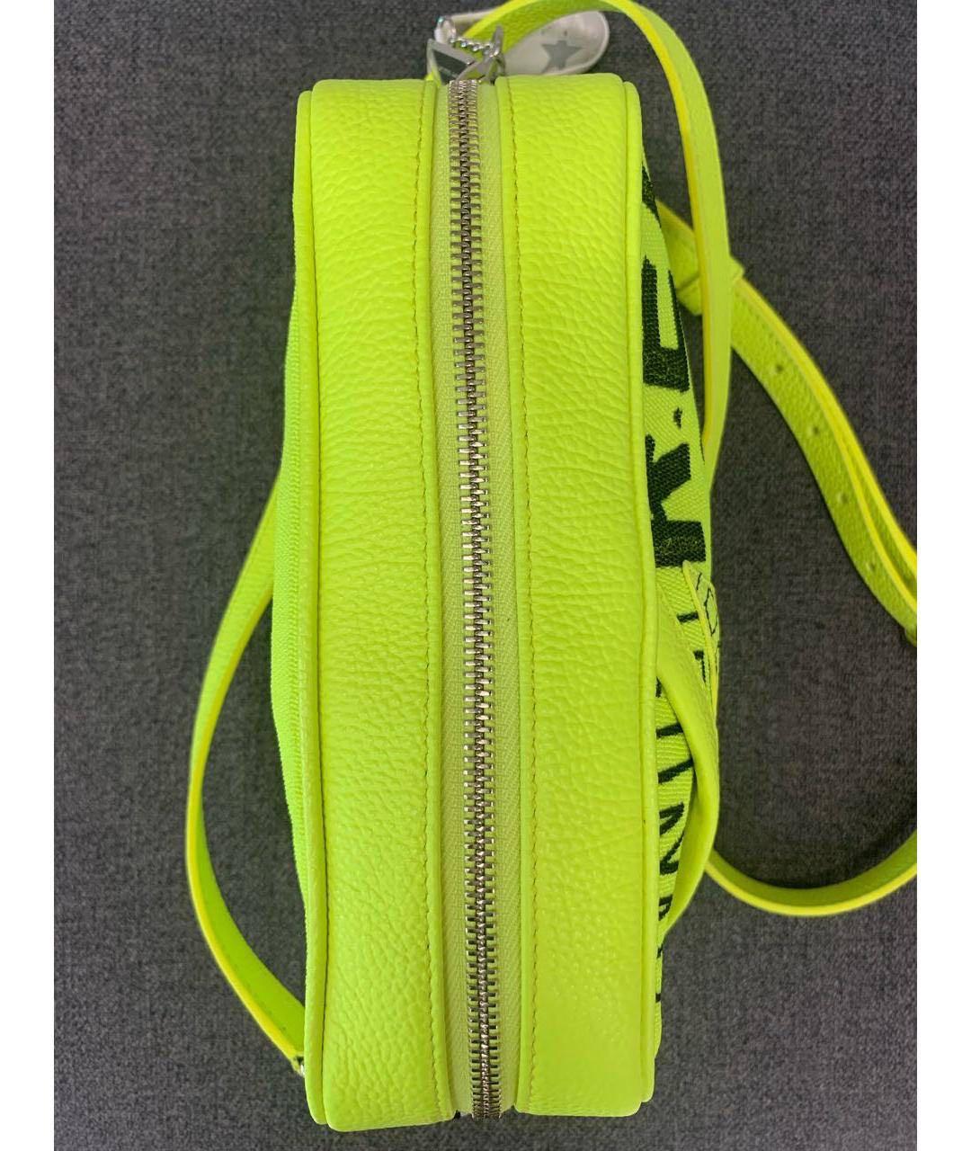 GOLDEN GOOSE DELUXE BRAND Желтая хлопковая сумка через плечо, фото 3