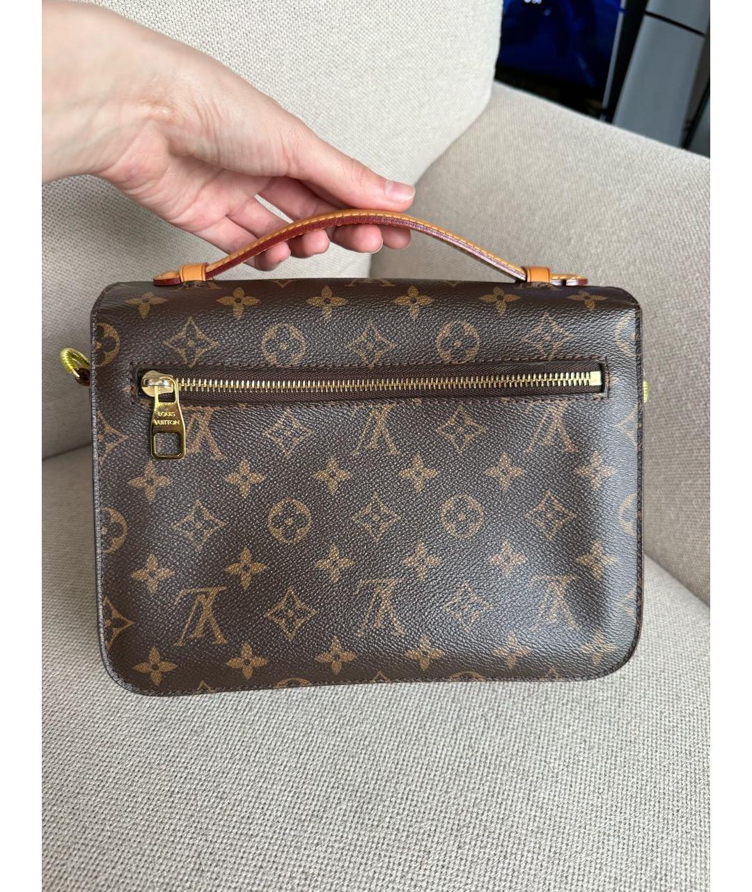 LOUIS VUITTON Коричневая сумка через плечо, фото 7