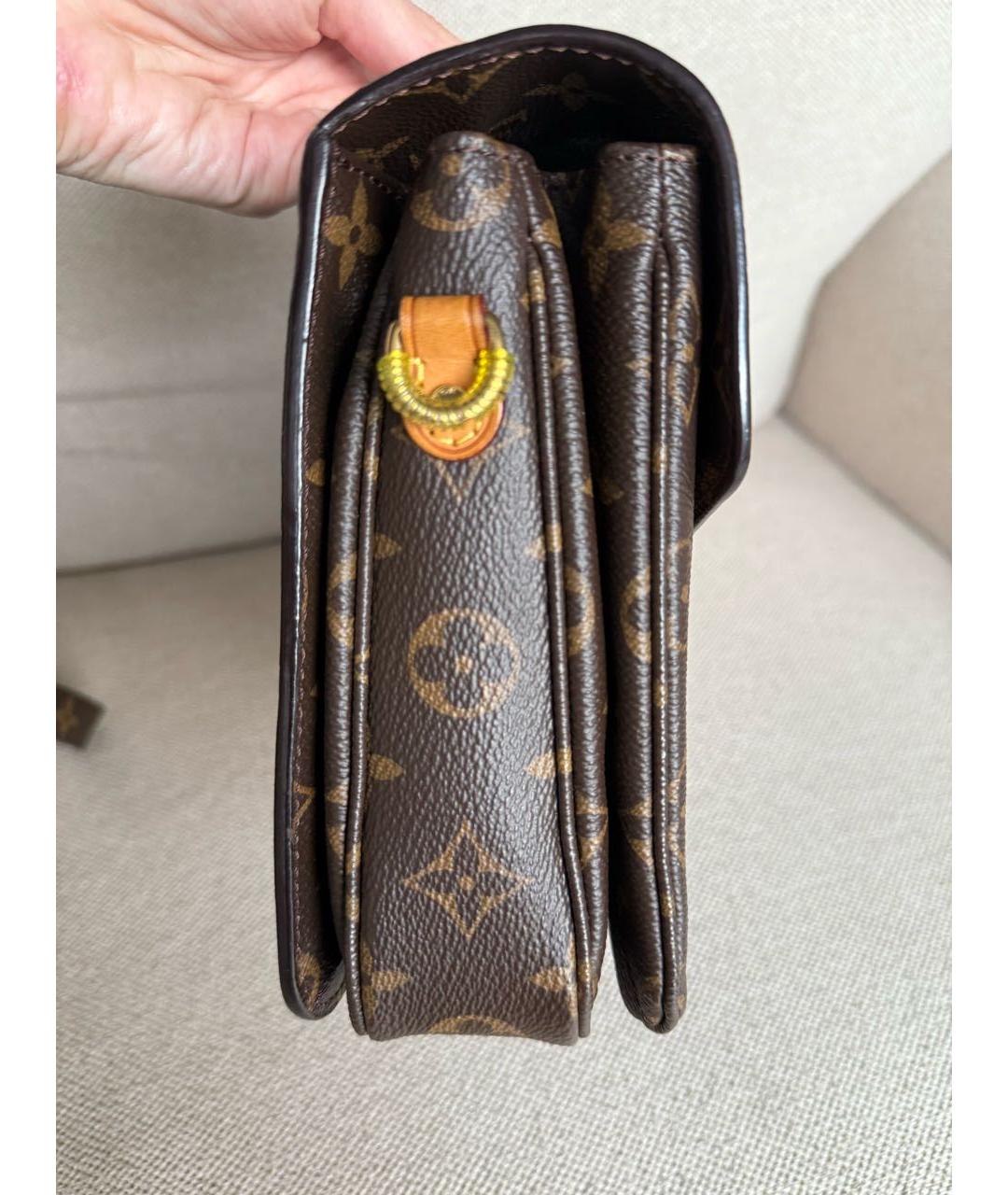 LOUIS VUITTON Коричневая сумка через плечо, фото 4