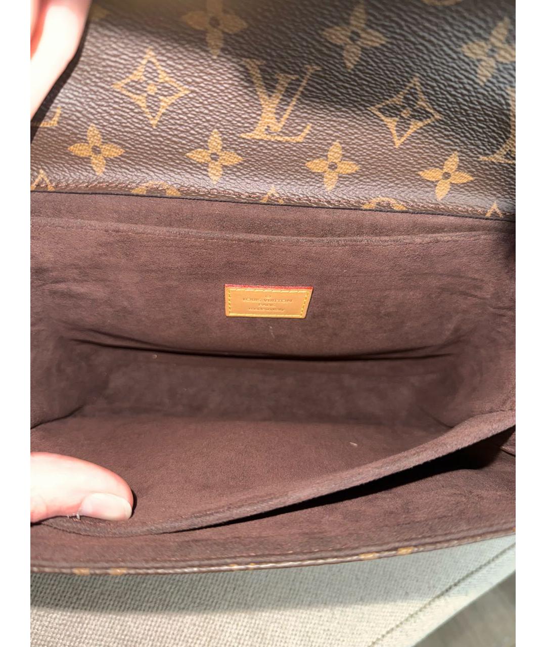 LOUIS VUITTON Коричневая сумка через плечо, фото 8