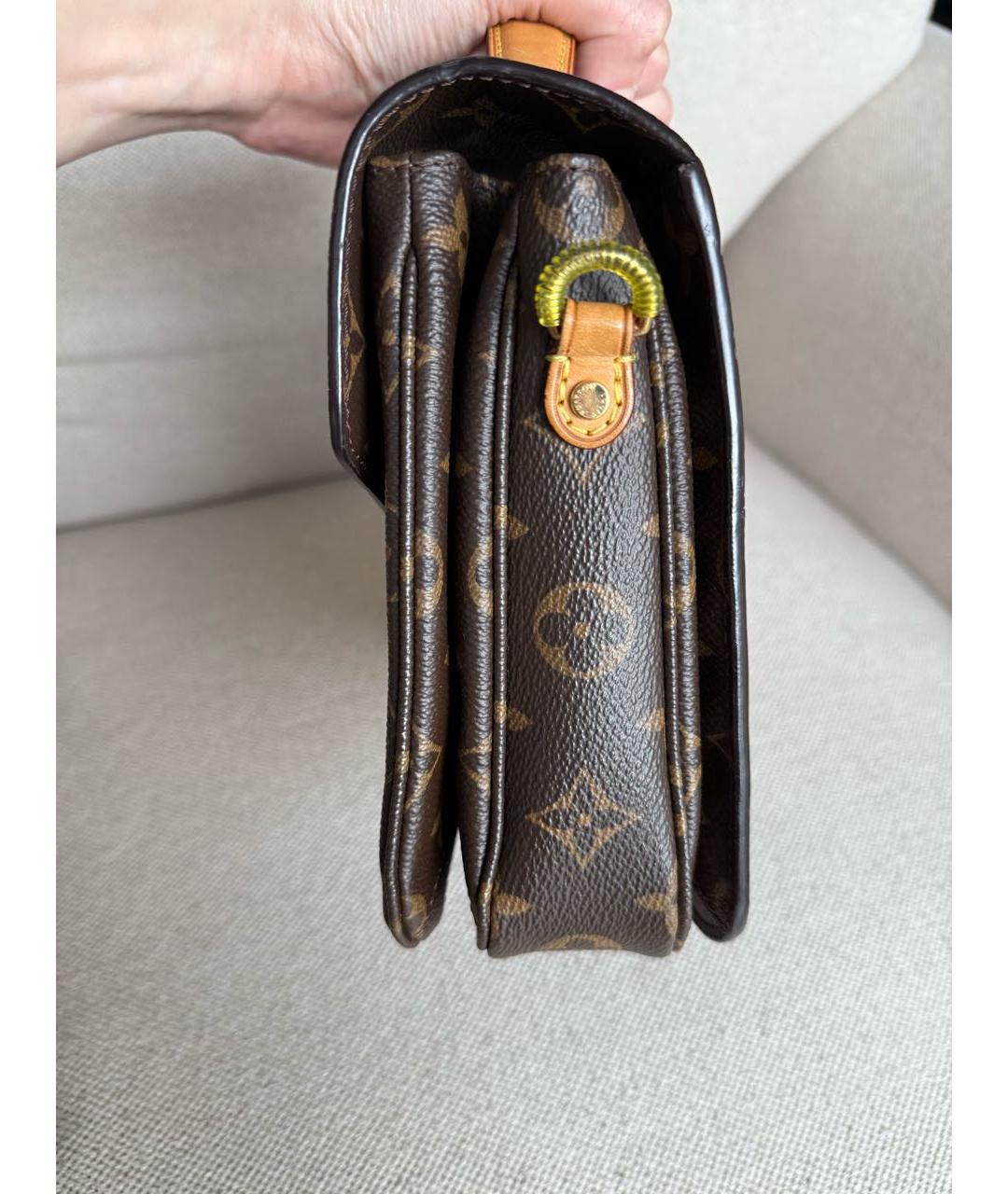 LOUIS VUITTON Коричневая сумка через плечо, фото 5