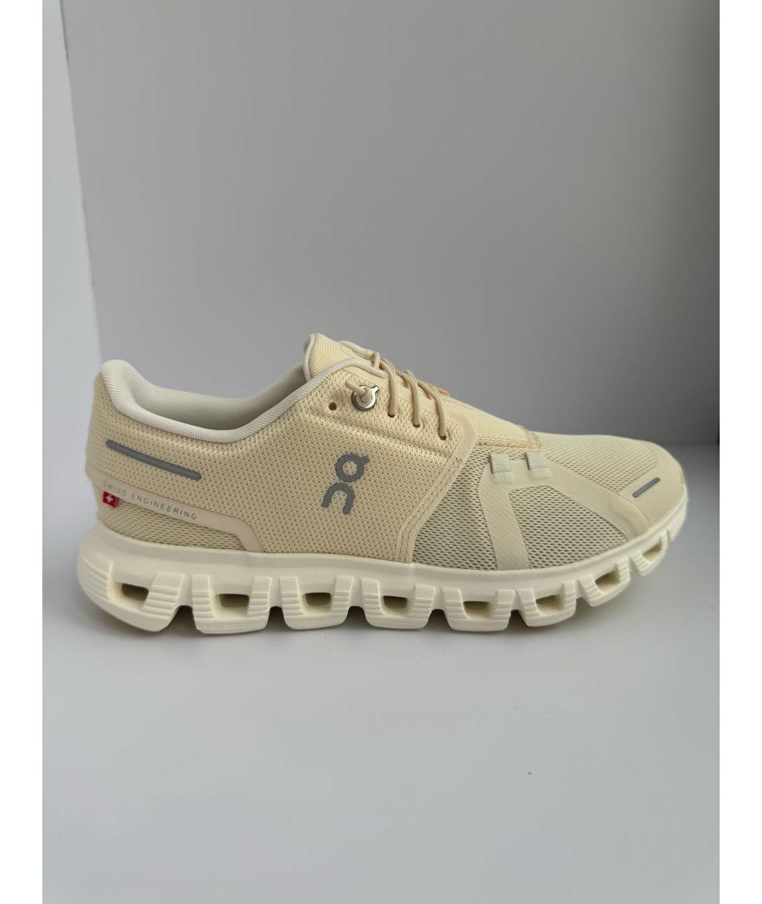 ON Бежевые текстильные кроссовки, фото 7