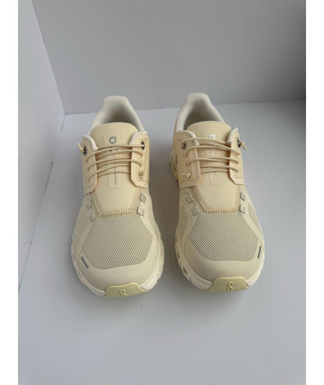 ON Бежевые текстильные кроссовки, фото 2