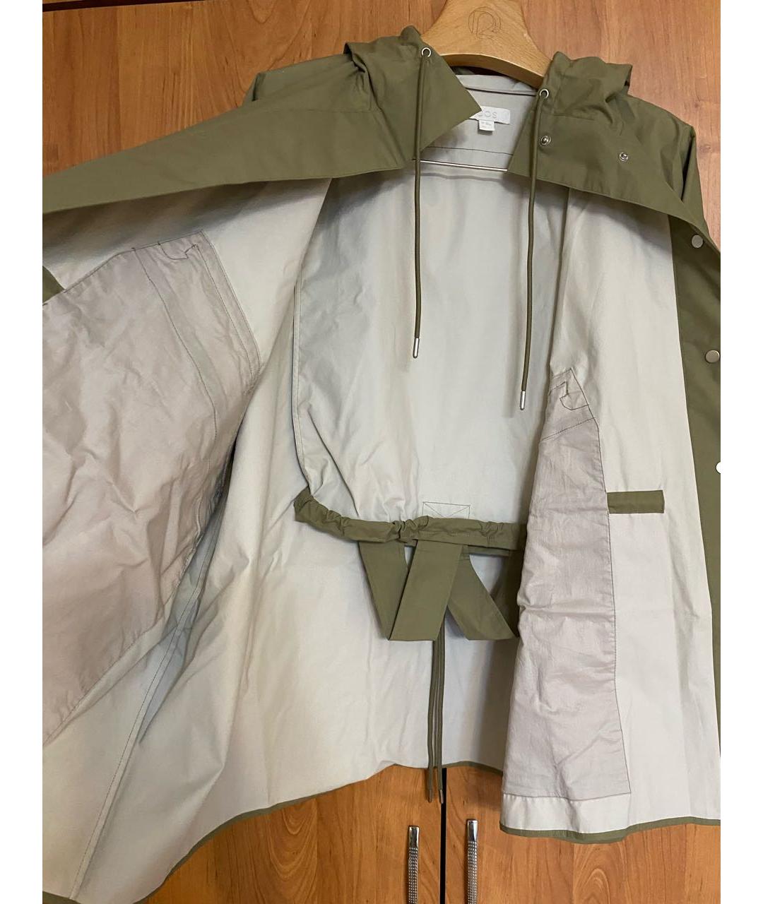 COS Зеленый тренч/плащ, фото 3