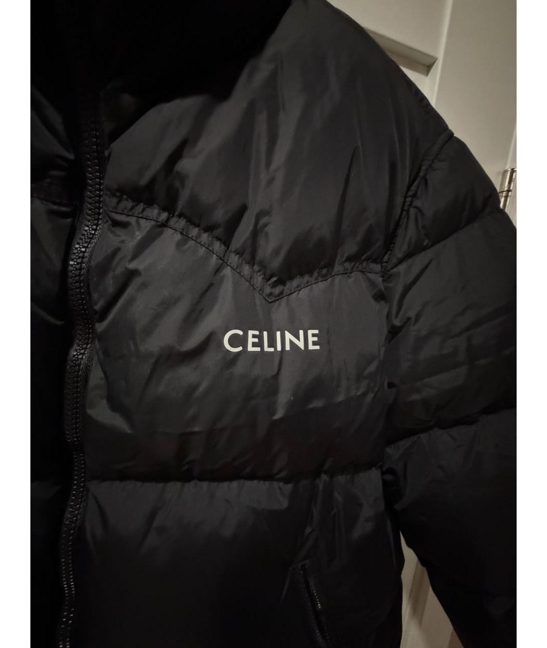 CELINE Черный пуховик, фото 2