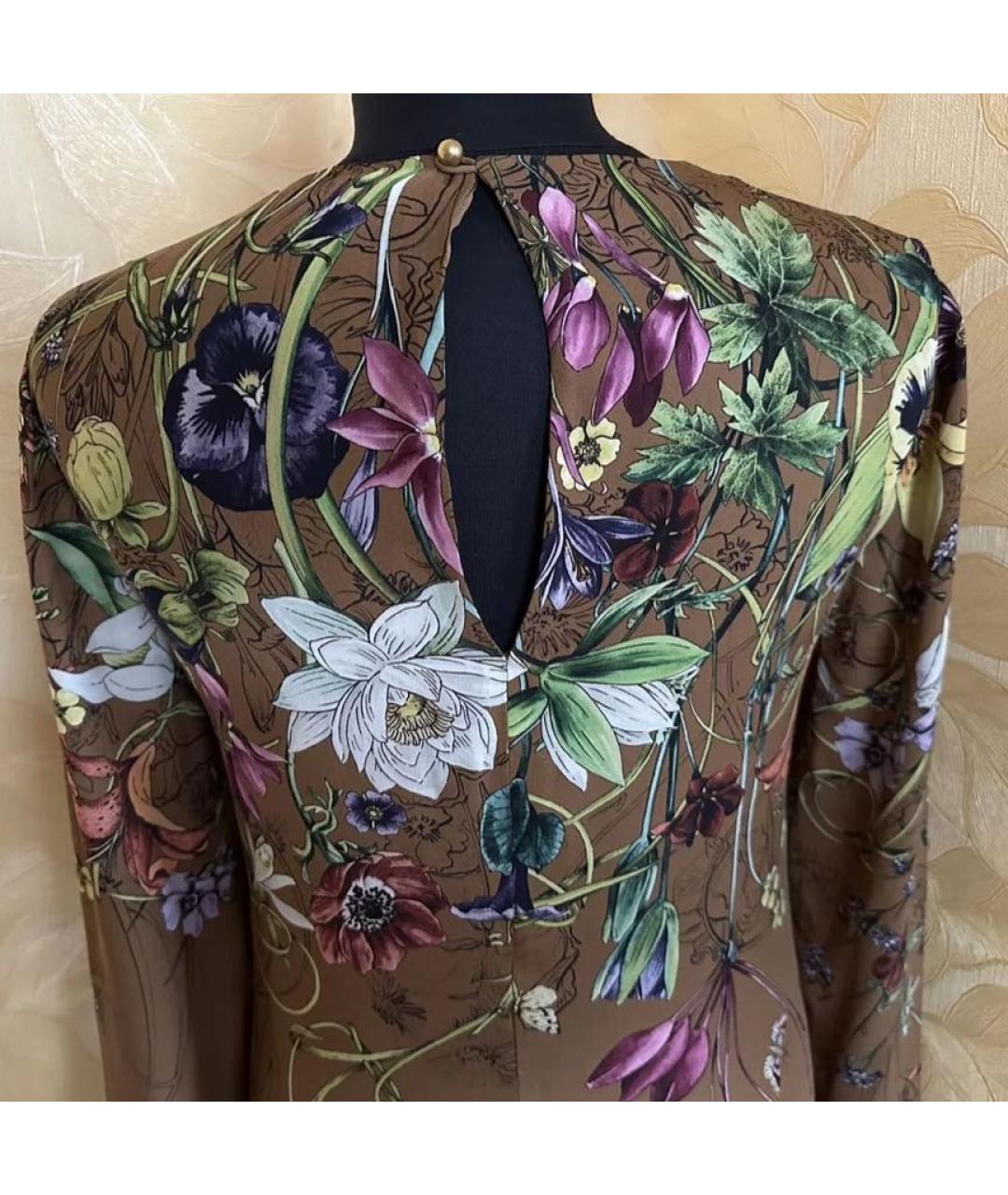 GUCCI Коричневое повседневное платье, фото 2