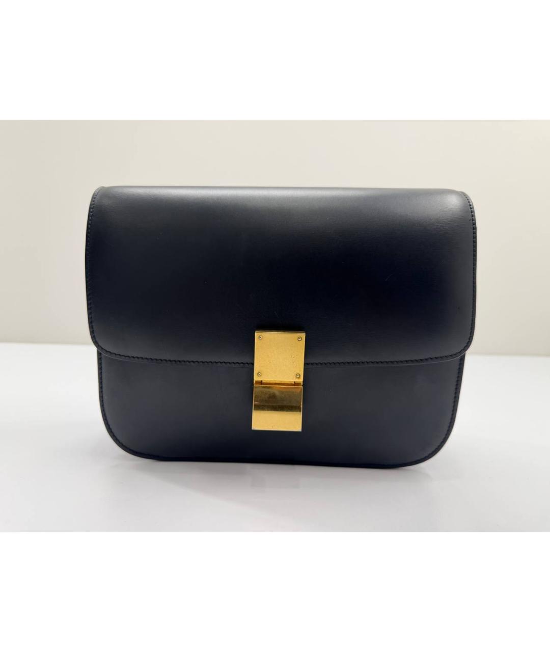 CELINE Черная кожаная сумка через плечо, фото 2
