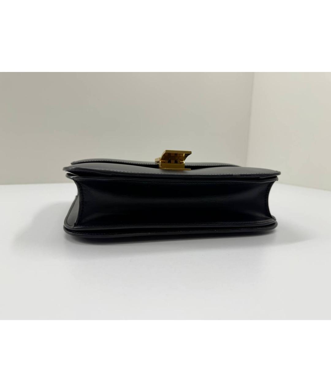 CELINE Черная кожаная сумка через плечо, фото 8