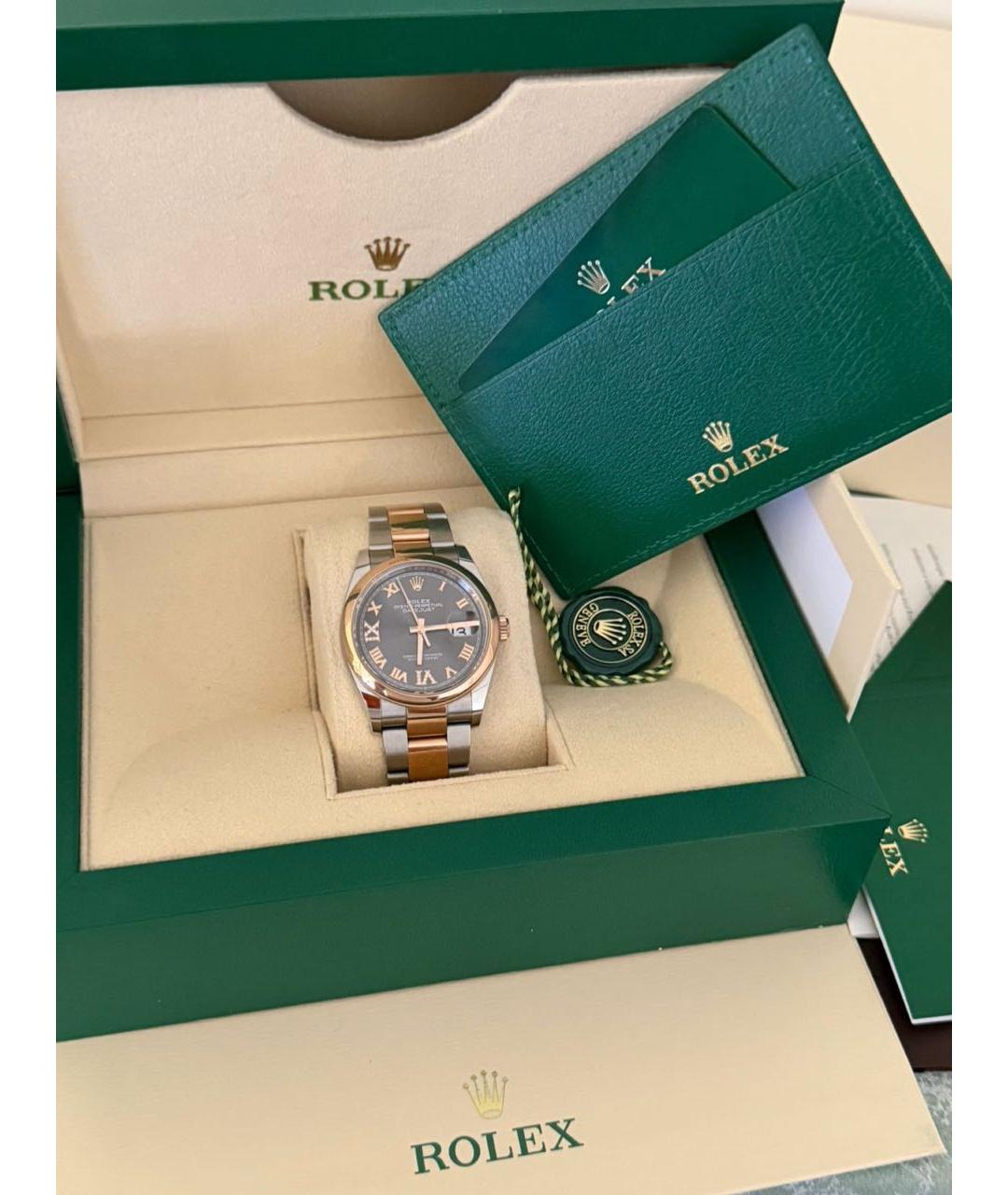 ROLEX Часы из розового золота, фото 2