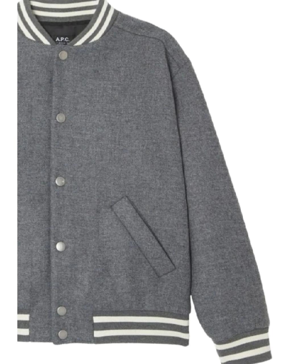 A.P.C. Серая полиамидовая куртка, фото 2