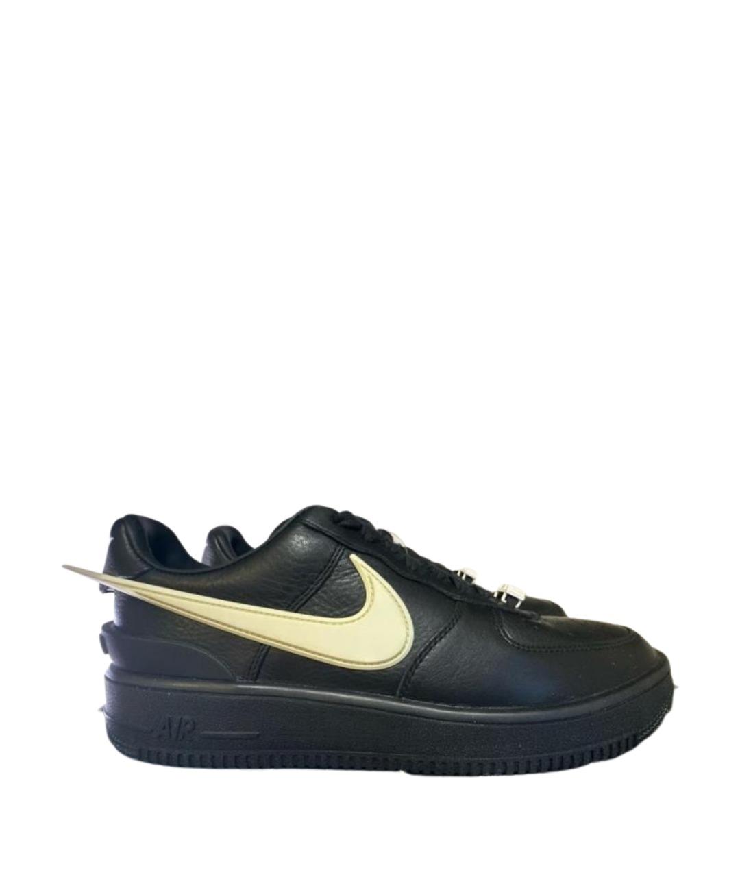 AMBUSH Черные низкие кроссовки / кеды из искусственной кожи, фото 1