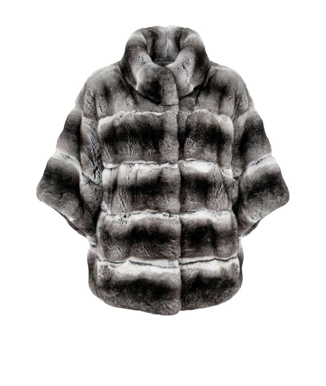 BRASCHI Черная меховая шуба, фото 1