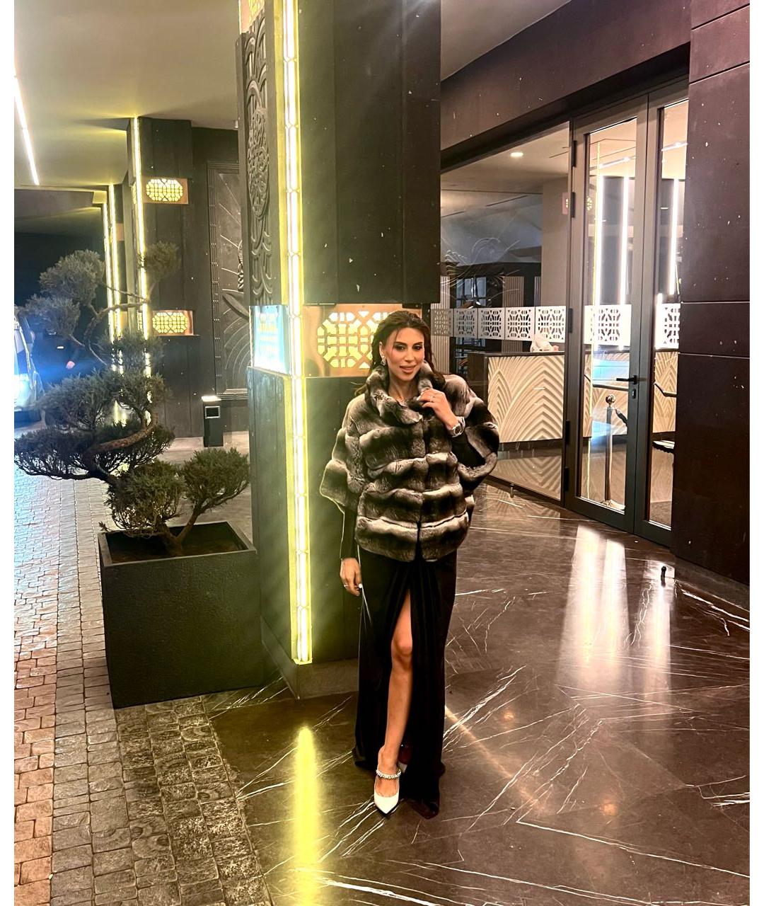 BRASCHI Черная меховая шуба, фото 2