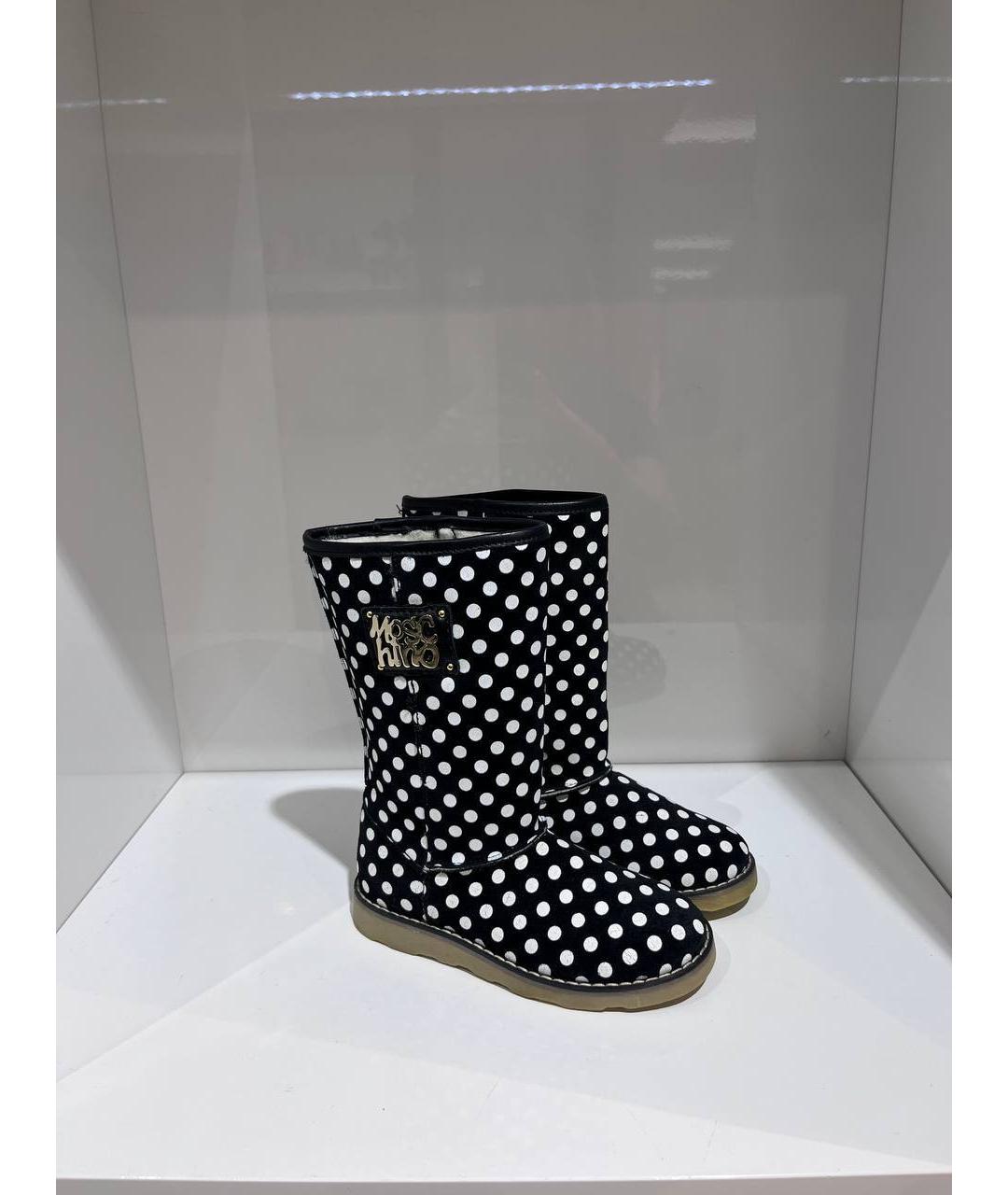 MOSCHINO Черные сапоги, фото 4