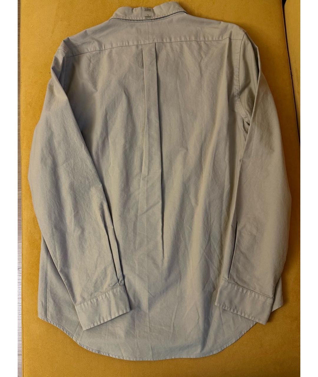 POLO RALPH LAUREN Бежевая хлопковая классическая рубашка, фото 2