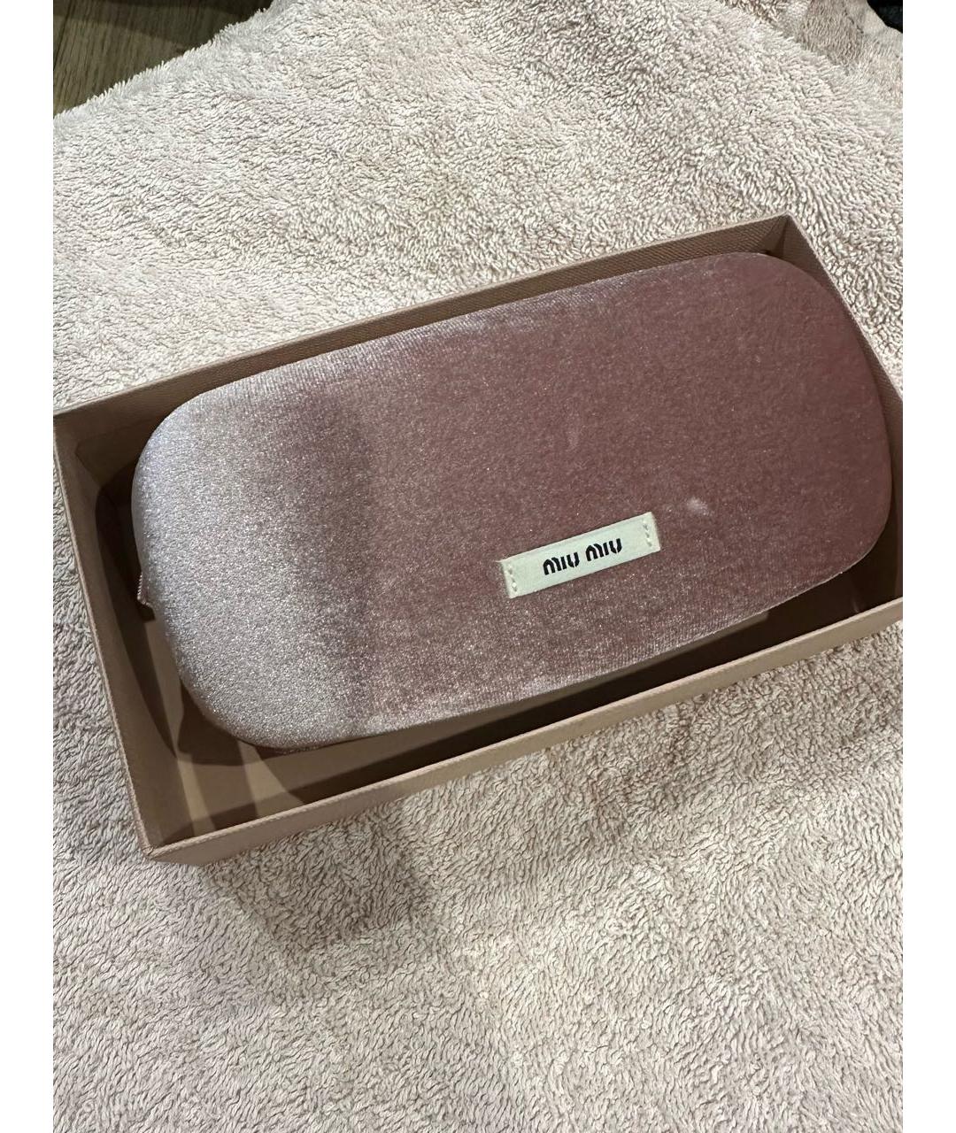 MIU MIU Металлические солнцезащитные очки, фото 4