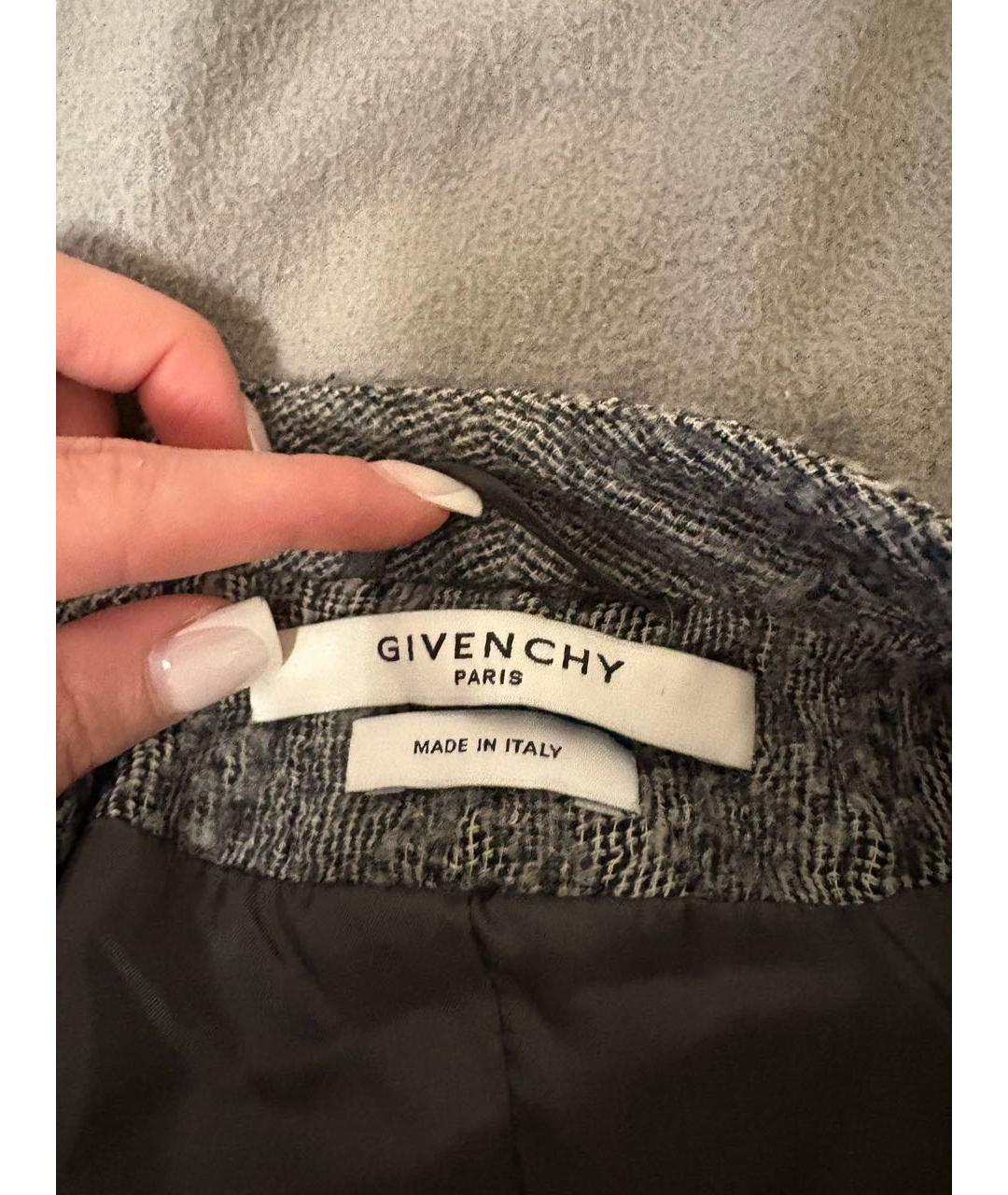 GIVENCHY Серый шерстяной жакет/пиджак, фото 2