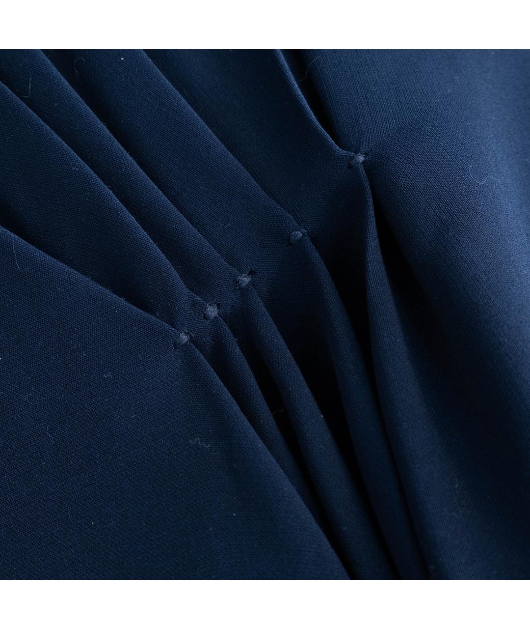 CHRISTIAN DIOR Темно-синий шелковый корсет, фото 5