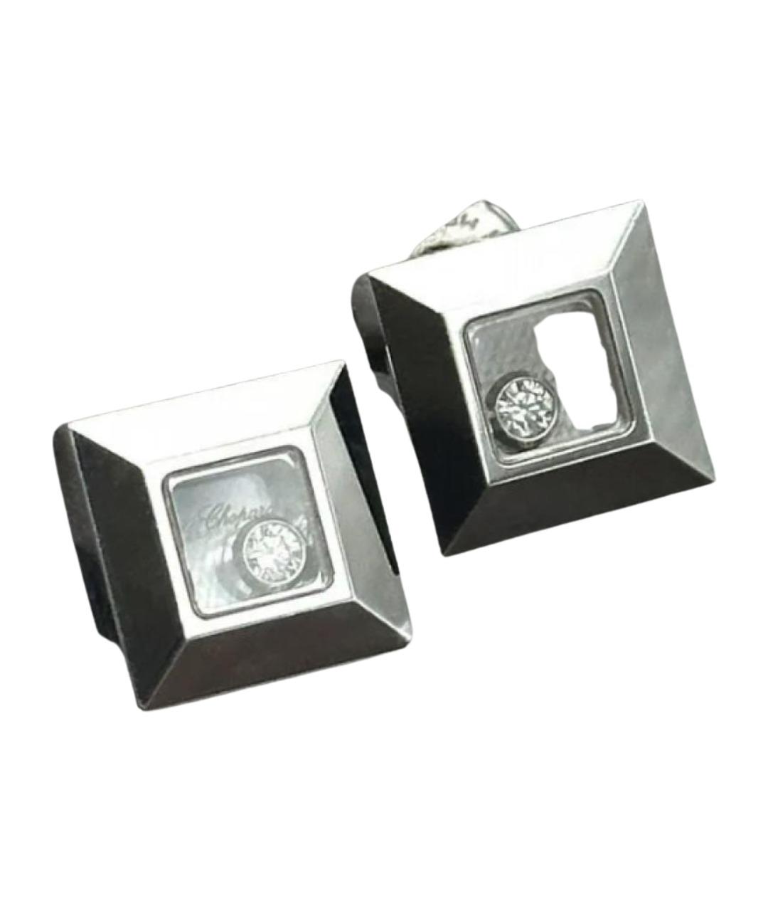 CHOPARD Белые серьги из белого золота, фото 1